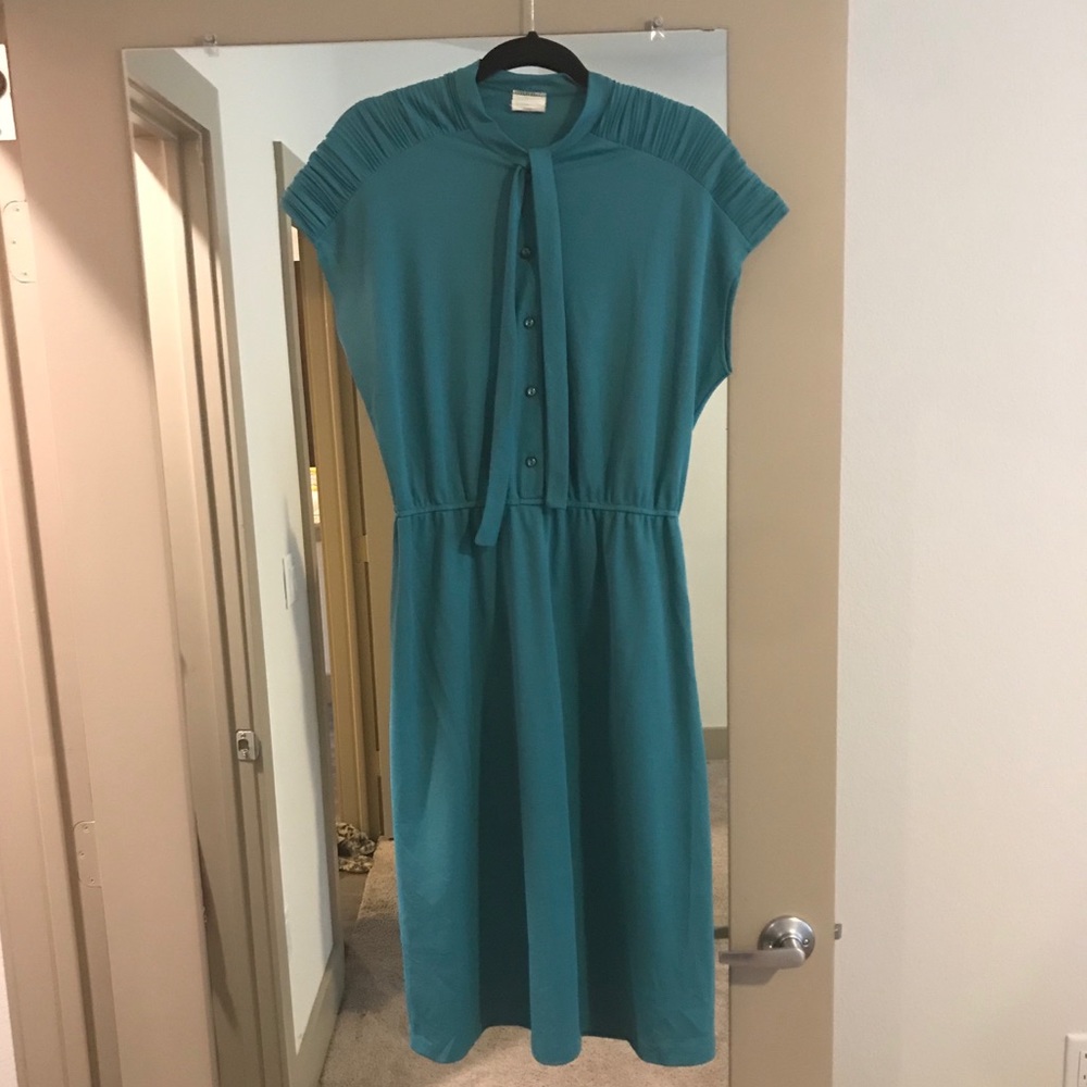 Vintage 1940s / 1950s Turquoise dress 👗